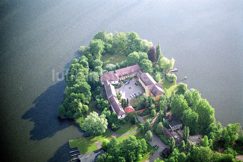 Teupitz von oben - Schloßhotel Teupitz