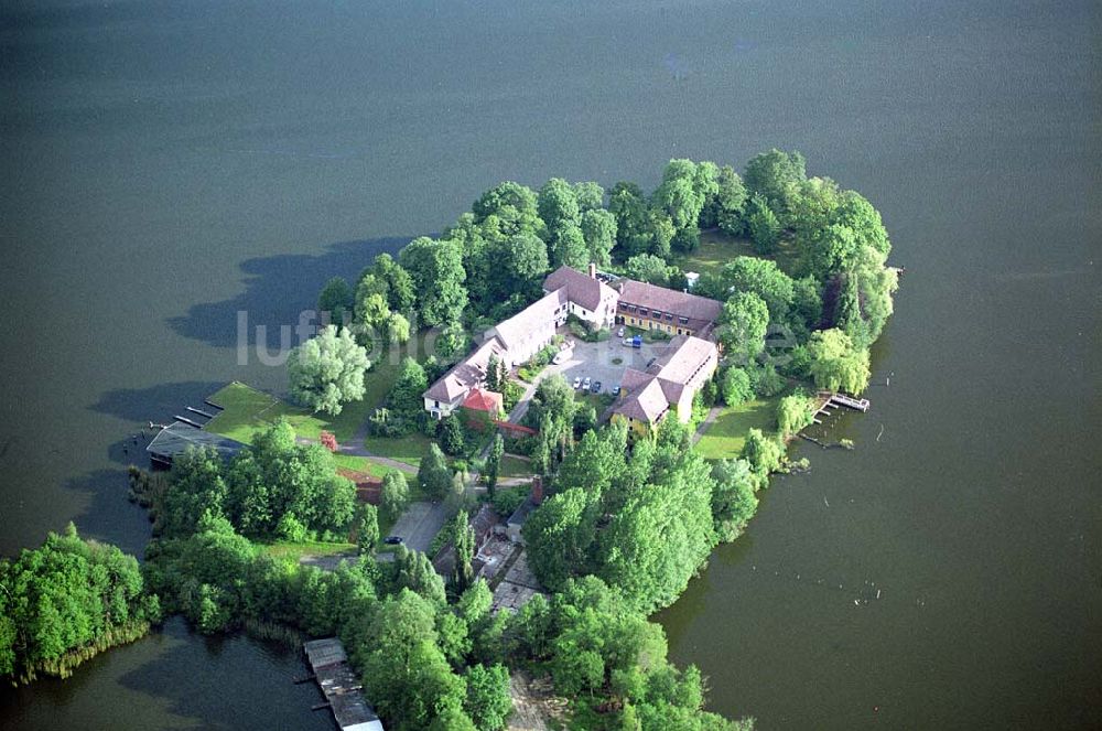 Teupitz aus der Vogelperspektive: Schloßhotel Teupitz