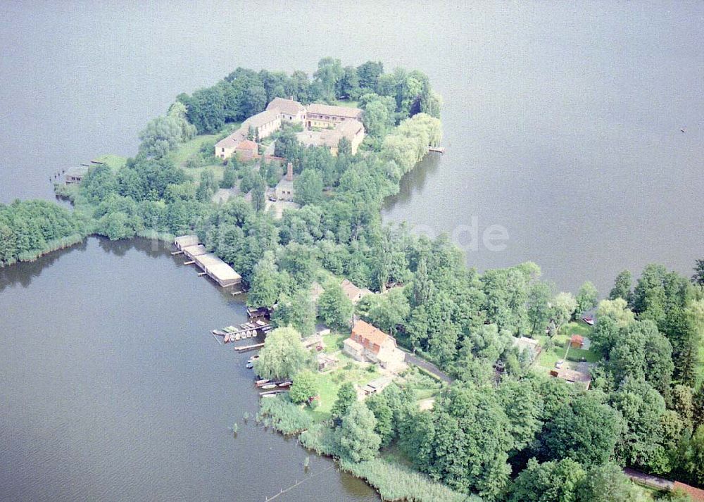 Luftaufnahme Teupitz / Brandenburg - Schloßhotel Teupitz am Teupitzer See in Brandenburg.