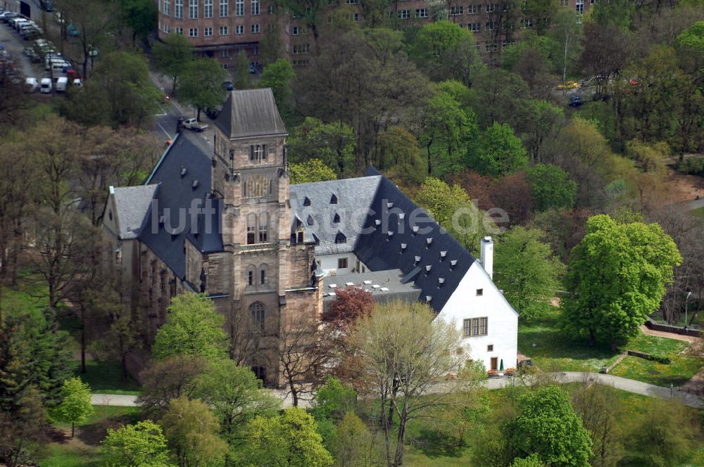 Luftbild Chemnitz - Schlosskirche von Chemnitz in Sachsen