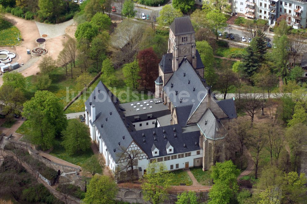 Luftaufnahme Chemnitz - Schlosskirche von Chemnitz in Sachsen