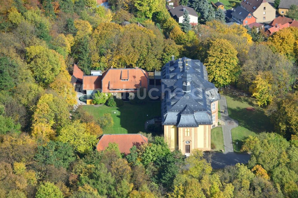 Liebenburg aus der Vogelperspektive: Schlosskirche Mariä Verkündigung in Liebenburg im Bundesland Niedersachsen