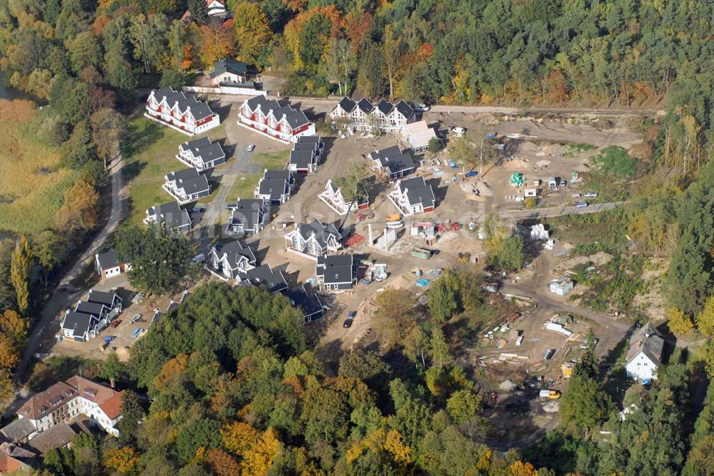 Bad Saarow aus der Vogelperspektive: Schlosspark Bad Saarow