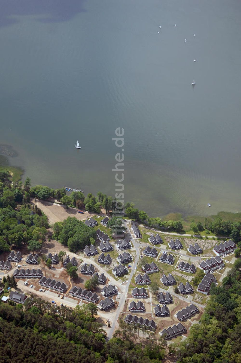 Luftaufnahme Bad Saarow - Schlosspark Bad Saarow am Scharmützelsee