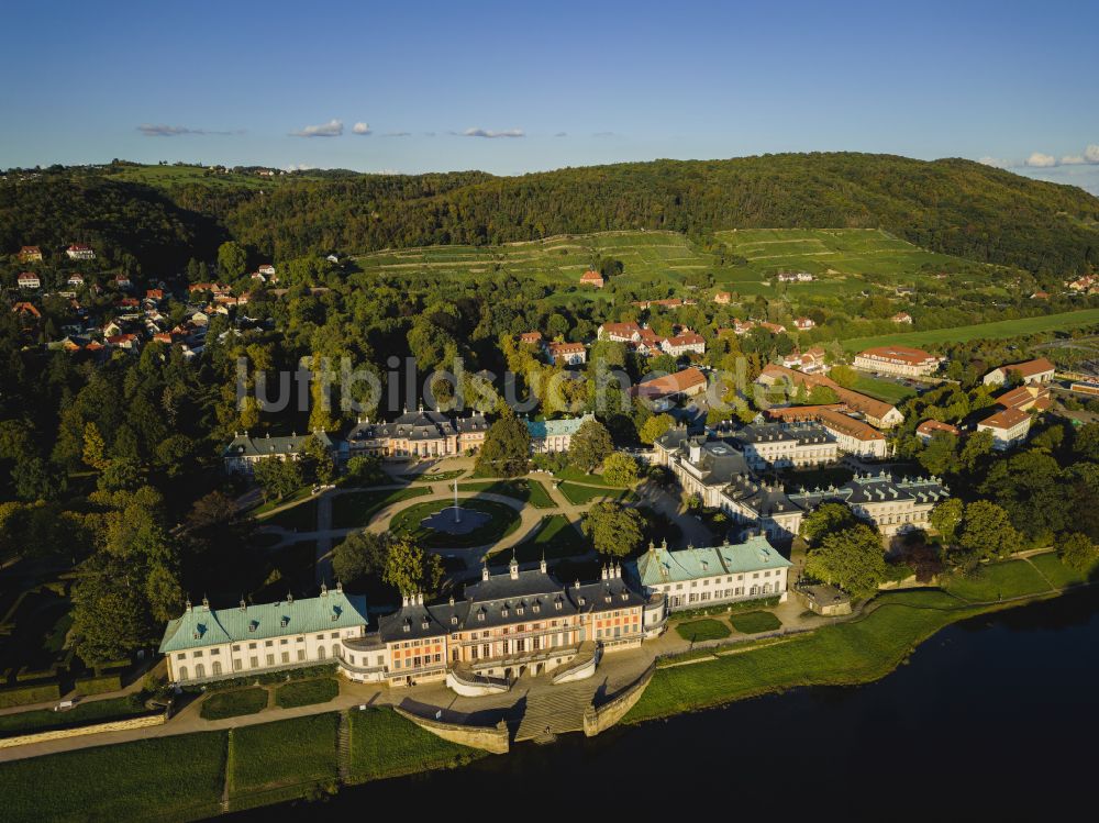 Luftbild Dresden - Schlosspark in Dresden im Bundesland Sachsen, Deutschland