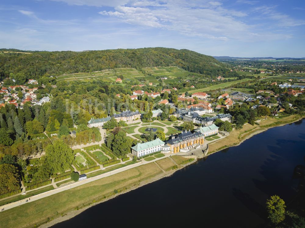 Dresden aus der Vogelperspektive: Schlosspark in Dresden im Bundesland Sachsen, Deutschland