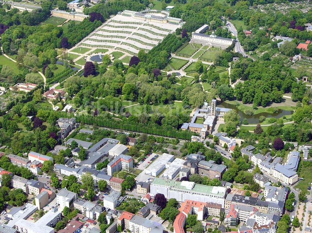 Luftbild Potsdam / BRB - Schloßpark Sanssouci