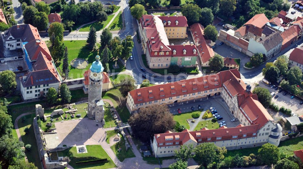 Arnstadt aus der Vogelperspektive: Schlossplatz in Arnstadt