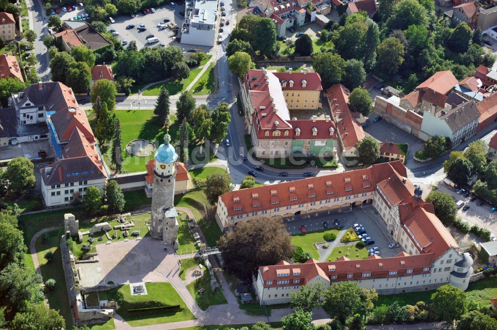 Luftbild Arnstadt - Schlossplatz in Arnstadt