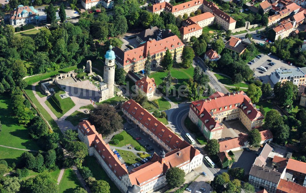 Arnstadt aus der Vogelperspektive: Schlossplatz in Arnstadt