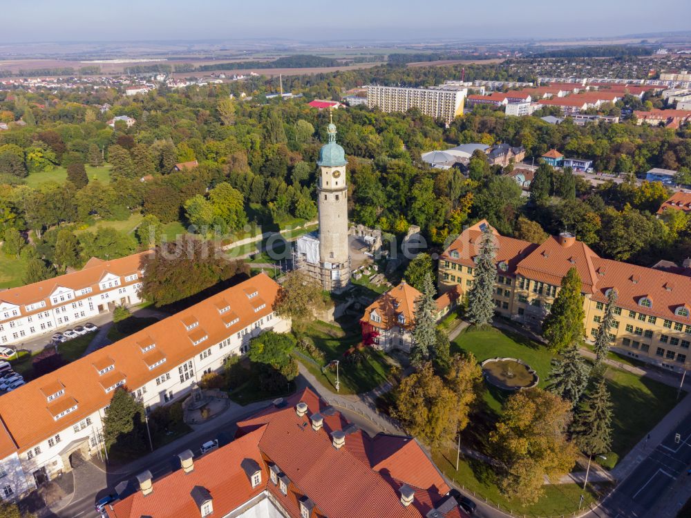 Luftbild Arnstadt - Schlossruine Neideck in Arnstadt im Bundesland Thüringen, Deutschland