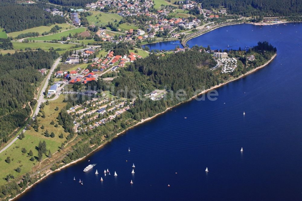 Schluchsee von oben - Schluchsee im Bundesland Baden-Württemberg