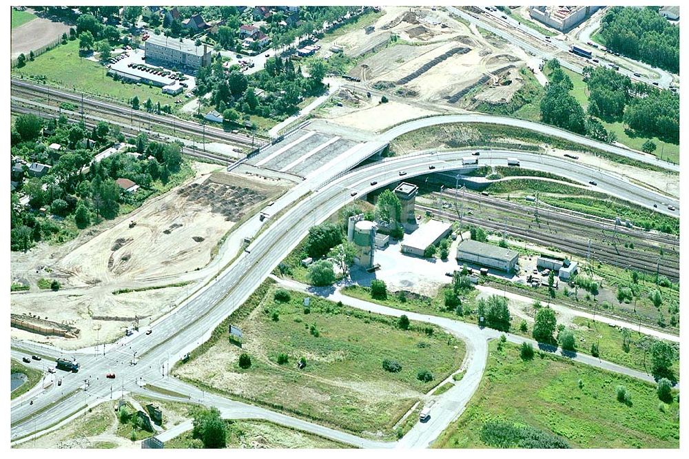 Luftaufnahme Schönefeld - Schönefeld Autobahnbrücke