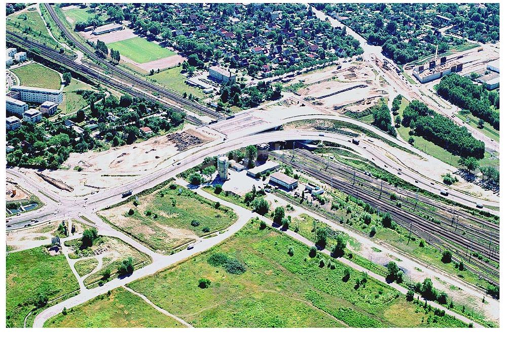 Luftbild Schönefeld - Schönefeld Autobahnbrücke