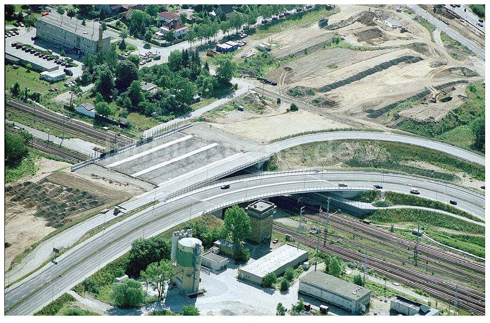 Luftaufnahme Schönefeld - Schönefeld Autobahnbrücke