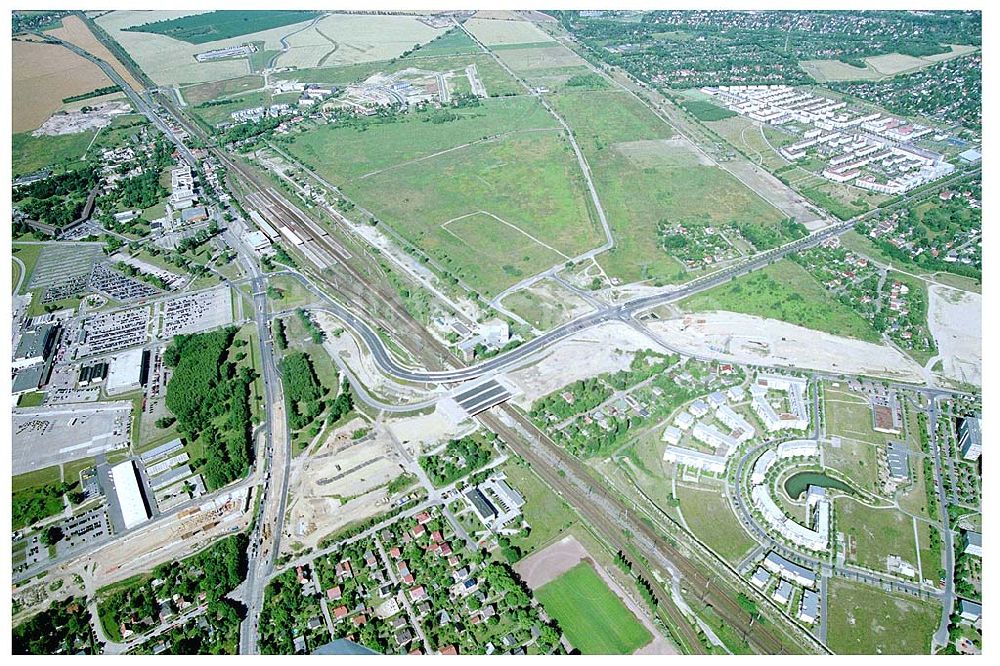 Luftaufnahme Schönefeld - Schönefeld Autobahnbrücke