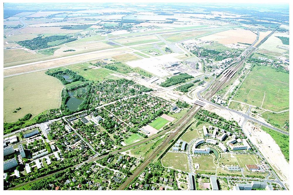 Luftbild Schönefeld - Schönefeld Autobahnbrücke