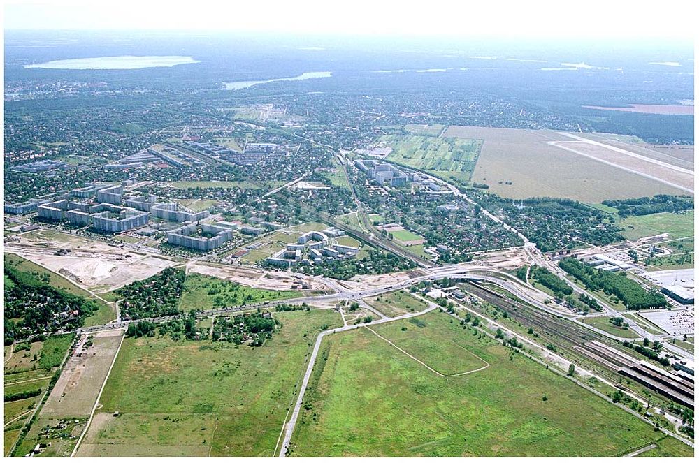 Luftbild Schönefeld - Schönefeld Autobahnbrücke