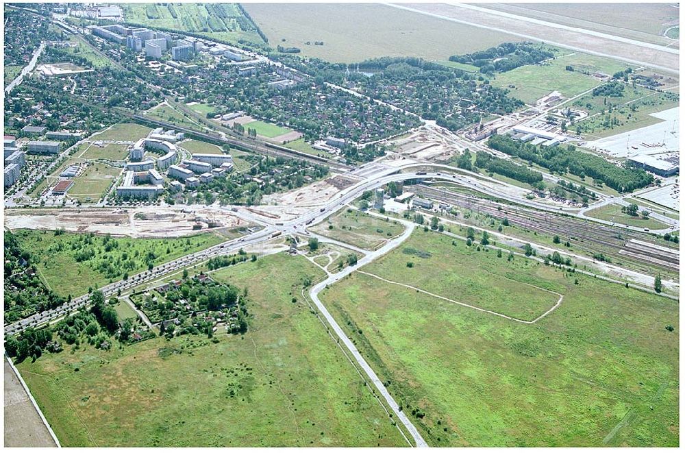 Luftaufnahme Schönefeld - Schönefeld Autobahnbrücke