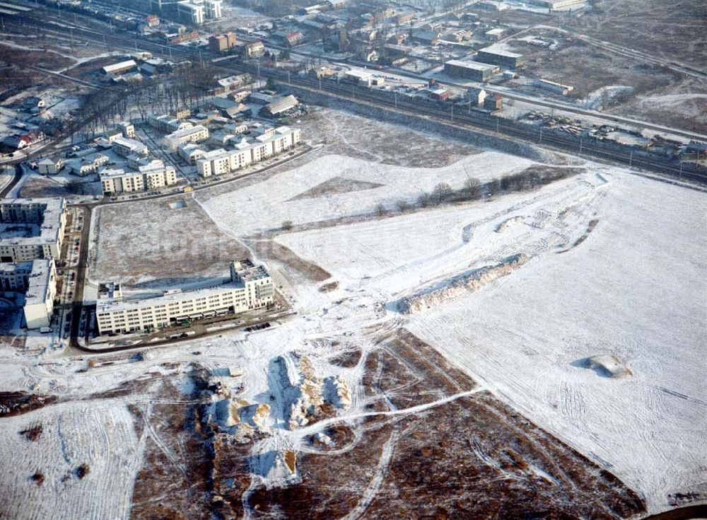 Luftbild Schönefeld - Schönefeld-Brandenburg Gewerbe- und Wohngebiet Roncasa der HVB Projekt GmbH westlich des S- und Fernbahnhofes Schönefeld 08