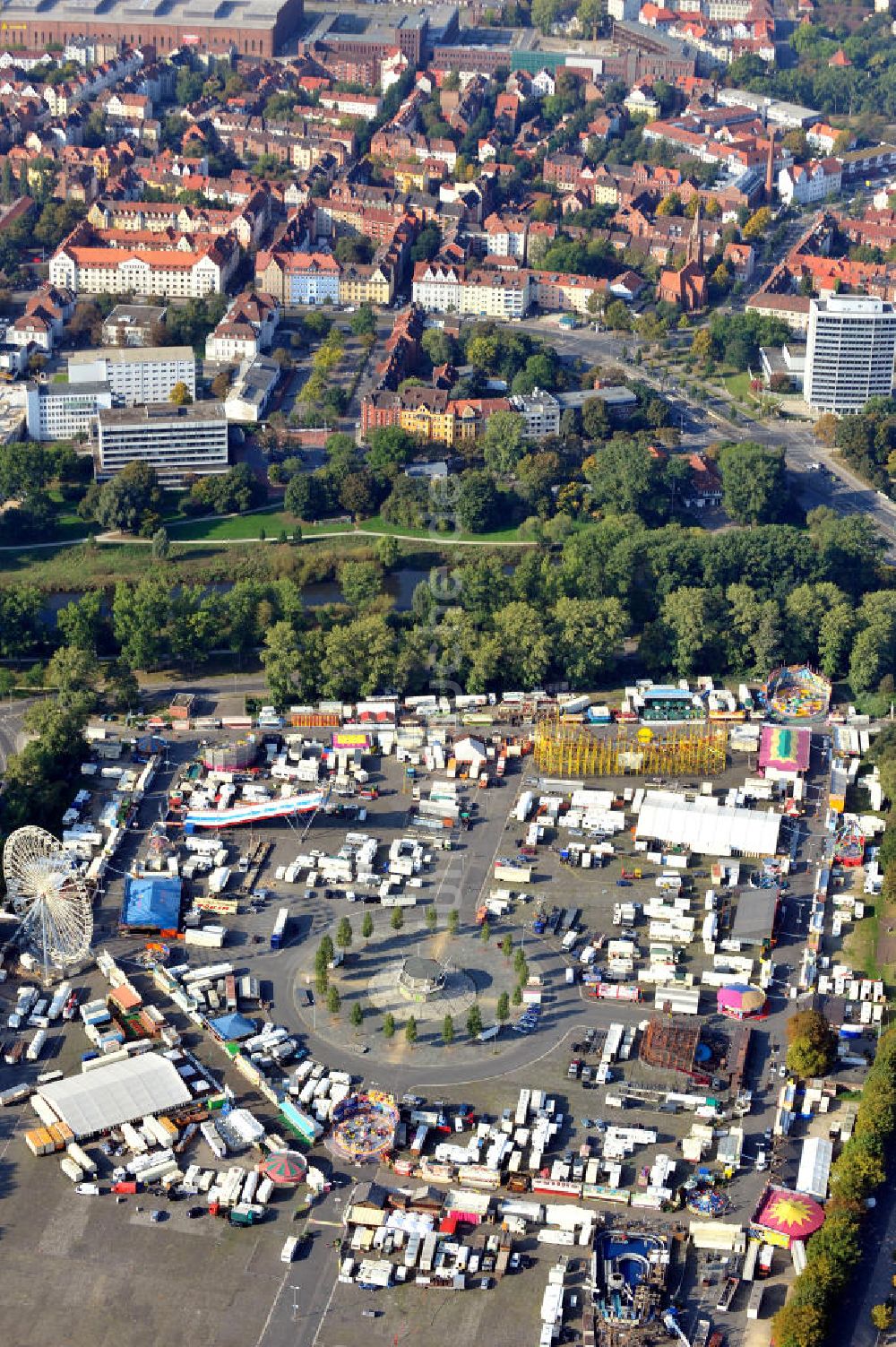 Luftbild Hannover - Schützenfest Hannover