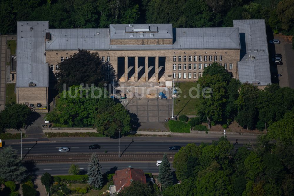 Luftbild Braunschweig - Schulgebäude Abendgymnasium Braunschweig + Braunschweig-Kolleg in Braunschweig im Bundesland Niedersachsen, Deutschland