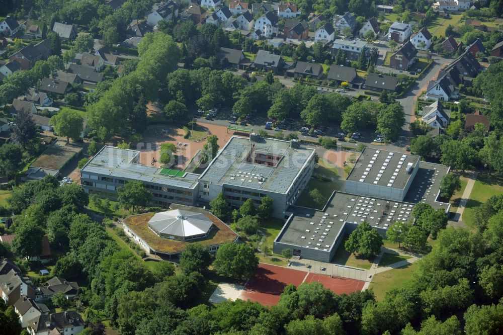 Luftbild Gütersloh - Schulgebäude der Anne-Frank-Schule in Gütersloh im Bundesland Nordrhein-Westfalen