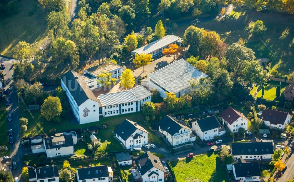 Luftbild Siegen - Schulgebäude der Birlenbacher Schule in Siegen im Bundesland Nordrhein-Westfalen