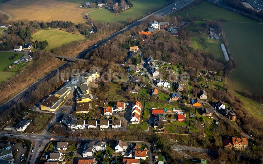 Witten von oben - Schulgebäude der Blote-Vogel-Schule in Witten im Bundesland Nordrhein-Westfalen