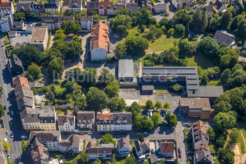 Luftbild Witten - Schulgebäude Bruchschule , Overbergschule und Otto-Schott-Gesamtschule in Witten im Bundesland Nordrhein-Westfalen, Deutschland