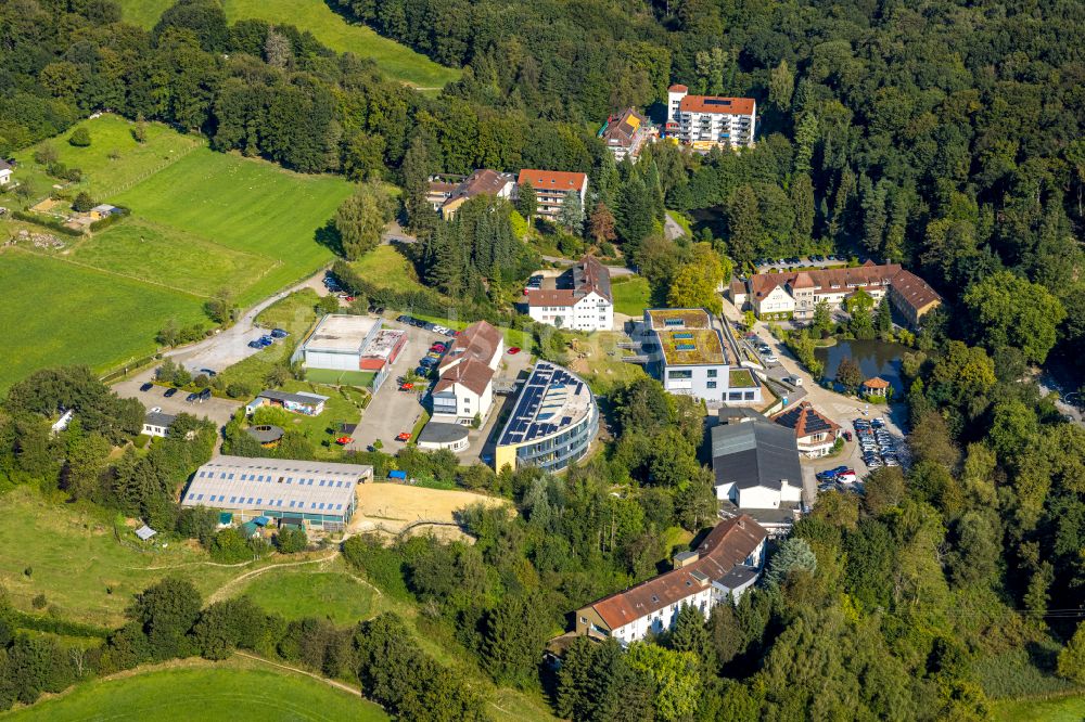 Luftbild Velbert - Schulgebäude der Christliche Gesamtschule Bleibergquelle an der Bleibergstraße in Velbert im Bundesland Nordrhein-Westfalen, Deutschland