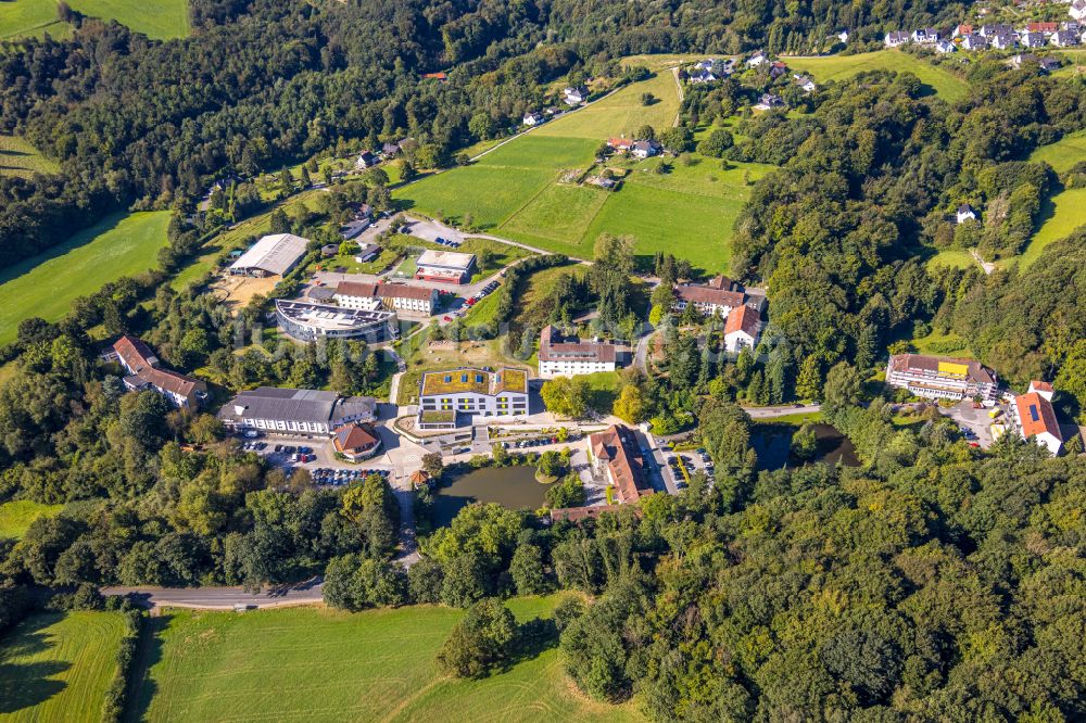 Luftbild Velbert - Schulgebäude der Christliche Gesamtschule Bleibergquelle an der Bleibergstraße in Velbert im Bundesland Nordrhein-Westfalen, Deutschland