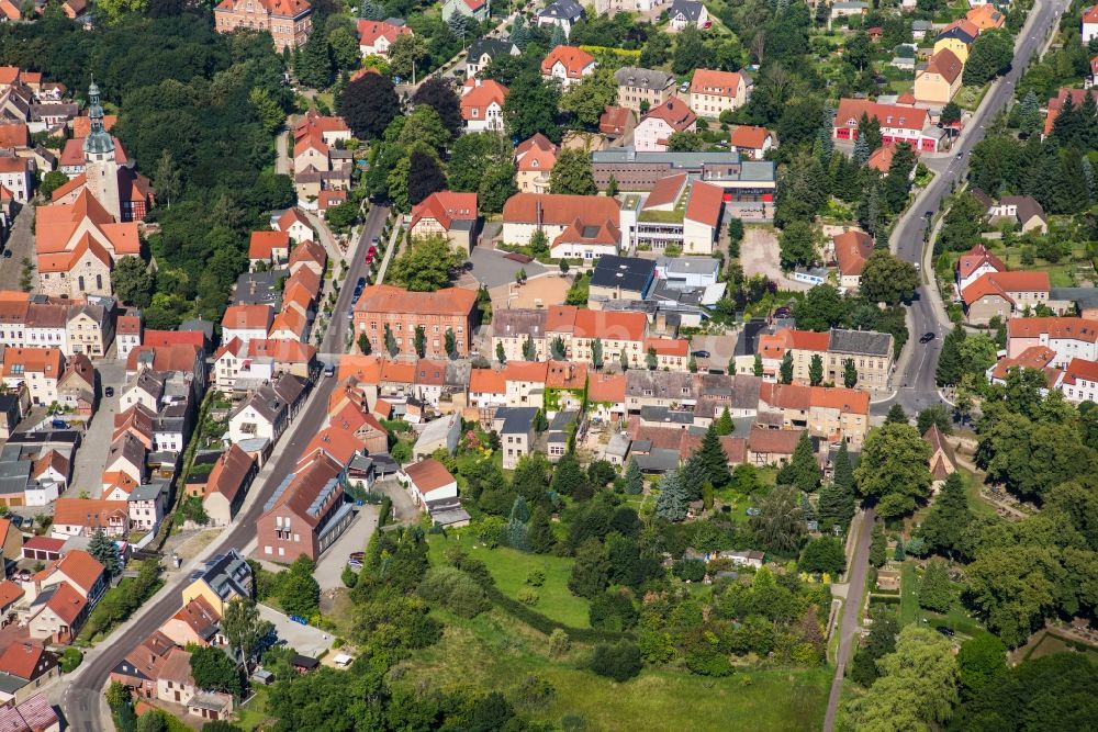 Luftbild Bad Belzig - Schulgebäude des Fläming-Gymnasium in Bad Belzig im Bundesland Brandenburg, Deutschland