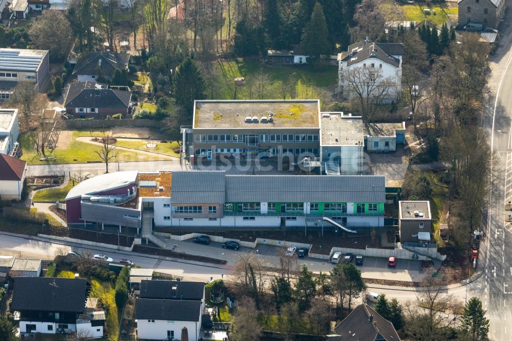 Luftbild Sprockhövel - Schulgebäude der Förderschule in Hiddinghausen im Bundesland Nordrhein-Westfalen