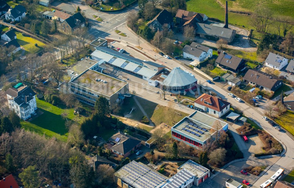 Luftbild Hiddinghausen - Schulgebäude der Förderschule in Hiddinghausen im Bundesland Nordrhein-Westfalen, Deutschland