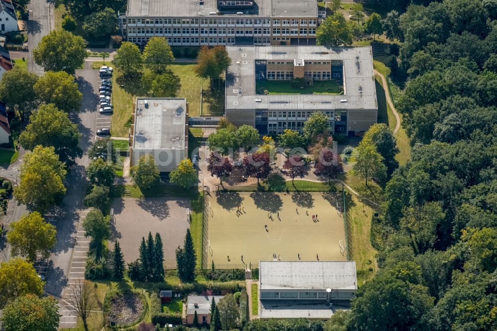 Luftbild Dortmund - Schulgebäude der Gesamtschule Brünninghausen in Dortmund im Bundesland Nordrhein-Westfalen, Deutschland