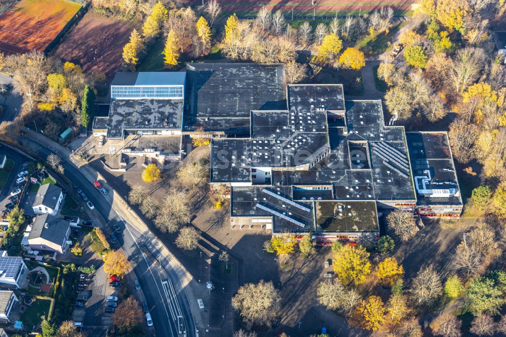 Wetter (Ruhr) von oben - Schulgebäude der Geschwister-Scholl-Gymnasium in Wetter (Ruhr) im Bundesland Nordrhein-Westfalen, Deutschland