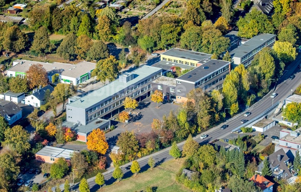 Luftbild Siegen - Schulgebäude der GGS Giersbergschule in Siegen im Bundesland Nordrhein-Westfalen