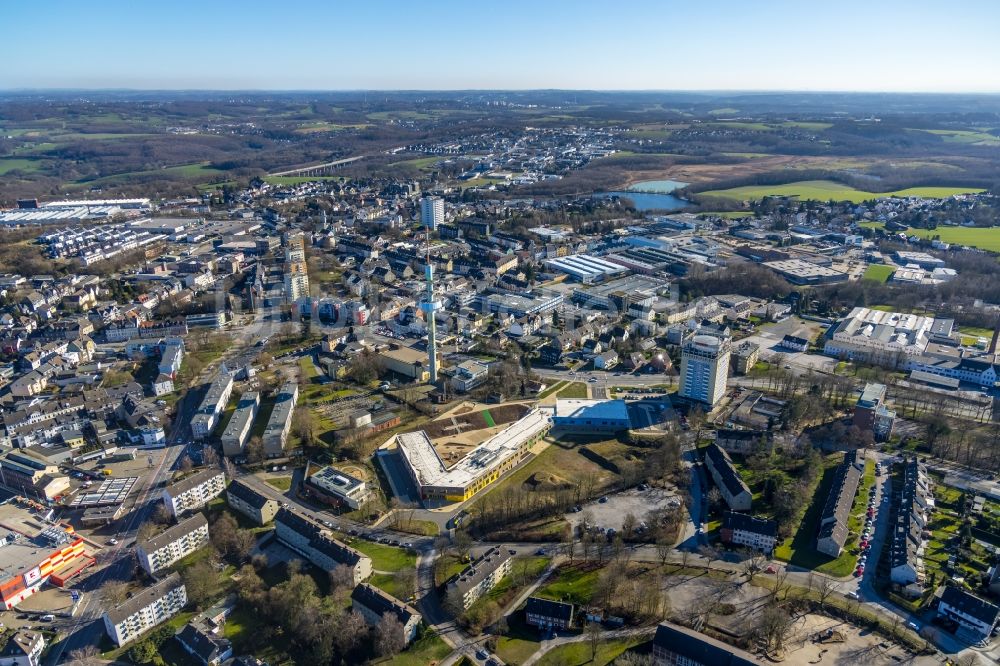 Velbert von oben - Schulgebäude Grundschule Kastanienallee in Velbert im Bundesland Nordrhein-Westfalen, Deutschland