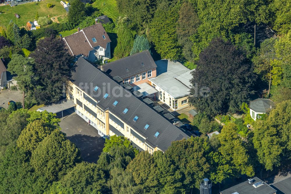 Luftbild Schwelm - Schulgebäude der Grundschule Nordstadt an der Hattinger Straße in Schwelm im Bundesland Nordrhein-Westfalen, Deutschland