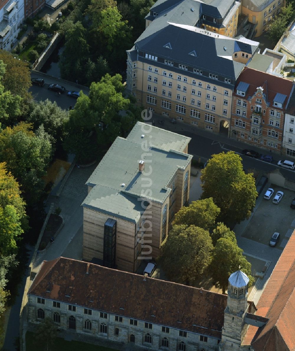 Luftbild Erfurt - Schulgebäude des Gymnasium Evangelisches Ratsgymnasium an der Meister-Eckehart-Straße in Erfurt im Bundesland Thüringen