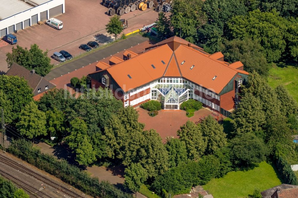 Luftaufnahme Haltern am See - Schulgebäude des Gymnasium Joseph-Hennewig-Schule in Haltern am See im Bundesland Nordrhein-Westfalen