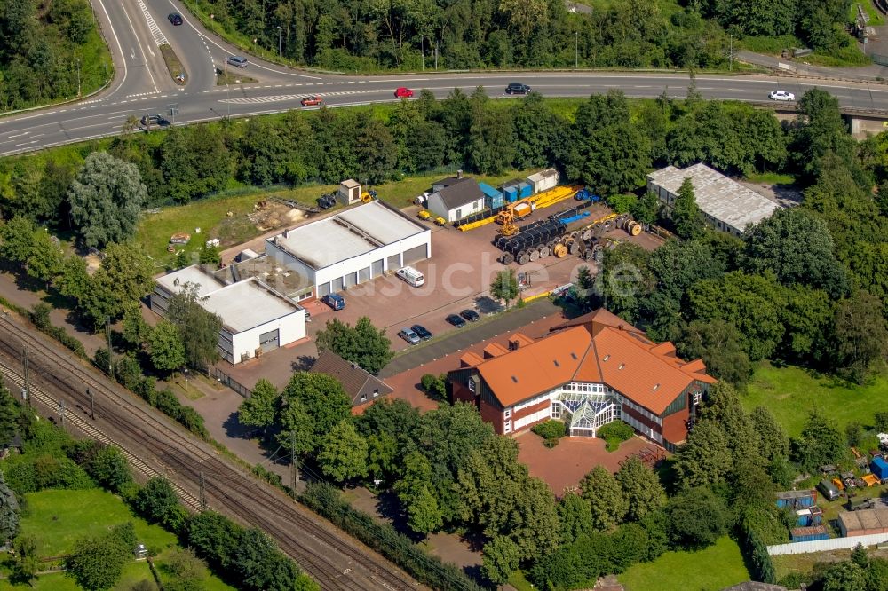 Haltern am See von oben - Schulgebäude des Gymnasium Joseph-Hennewig-Schule in Haltern am See im Bundesland Nordrhein-Westfalen