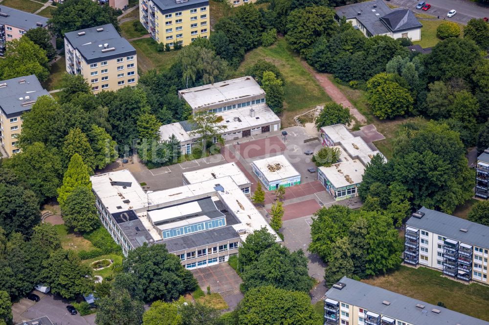 Luftbild Castrop-Rauxel - Schulgebäude Hans-Christian-Andersen Schule Castrop-Rauxel in Castrop-Rauxel im Bundesland Nordrhein-Westfalen, Deutschland