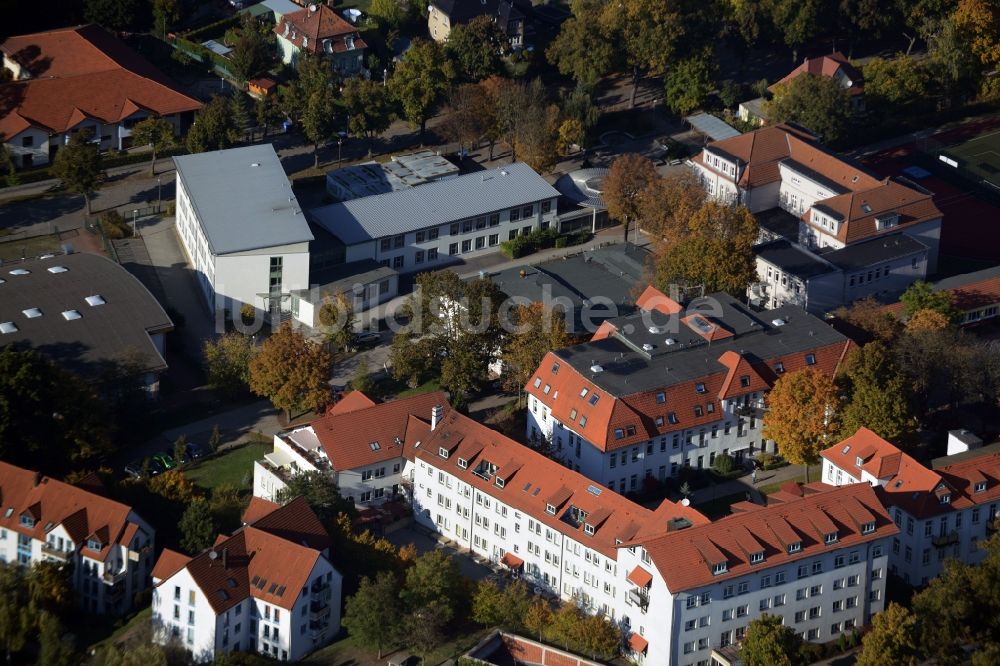 Neuenhagen aus der Vogelperspektive: Schulgebäude der Hans-Fallada-Schule an der Langenbeckstraße in Neuenhagen im Bundesland Brandenburg