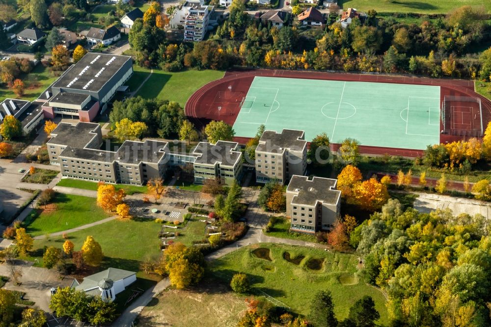 Luftbild Ettenheim - Schulgebäude der Heimschule Sankt Landolin in Ettenheim im Bundesland Baden-Württemberg, Deutschland