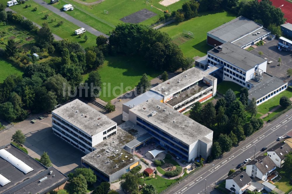 Luftbild Remagen - Schulgebäude der IGS Remagen und Realschule plus in Remagen im Bundesland Rheinland-Pfalz, Deutschland