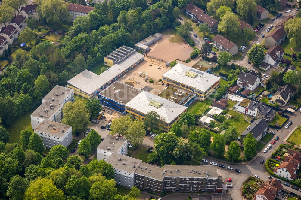 Luftbild Wanne-Eickel - Schulgebäude Michaelschule in Wanne-Eickel im Bundesland Nordrhein-Westfalen, Deutschland