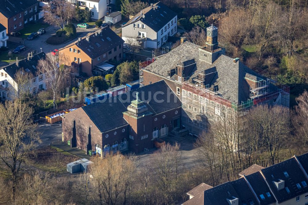 Luftbild Bochum - Schulgebäude Paul-Dohrmann-Schule in Bochum im Bundesland Nordrhein-Westfalen, Deutschland