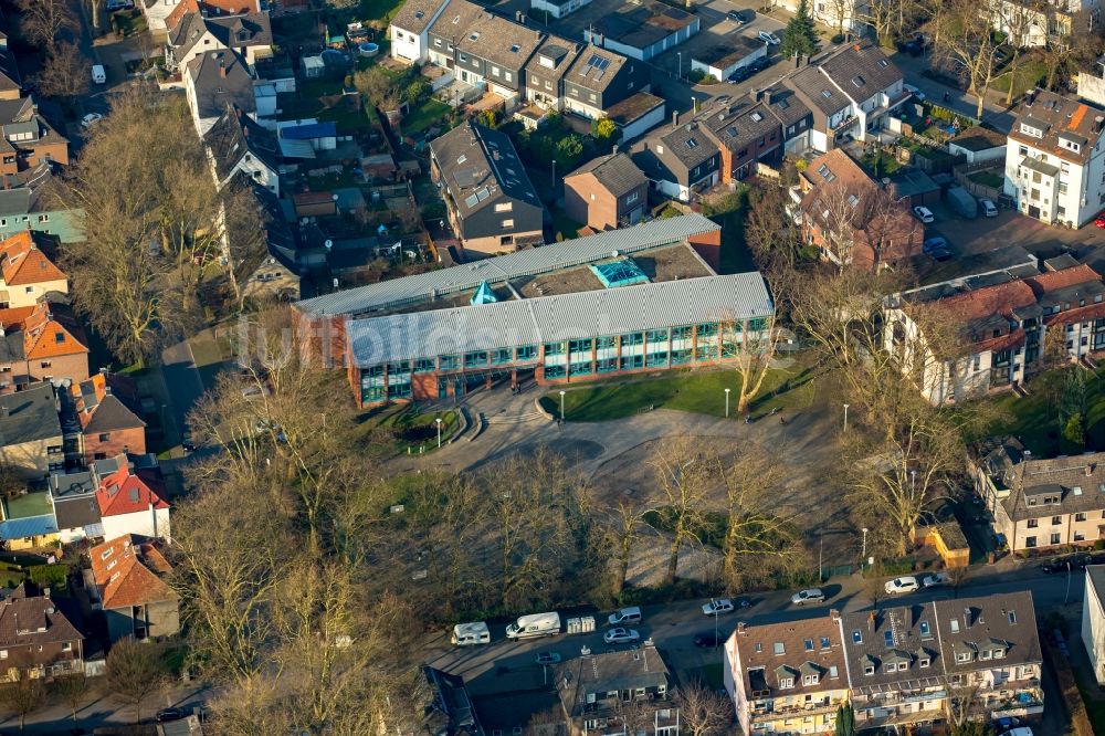 Herne aus der Vogelperspektive: Schulgebäude der Paul-Klee-Schule Auf dem Rohde in Herne im Bundesland Nordrhein-Westfalen